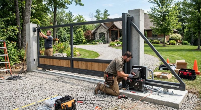 Driveway Gate Installation in Clermont, FL